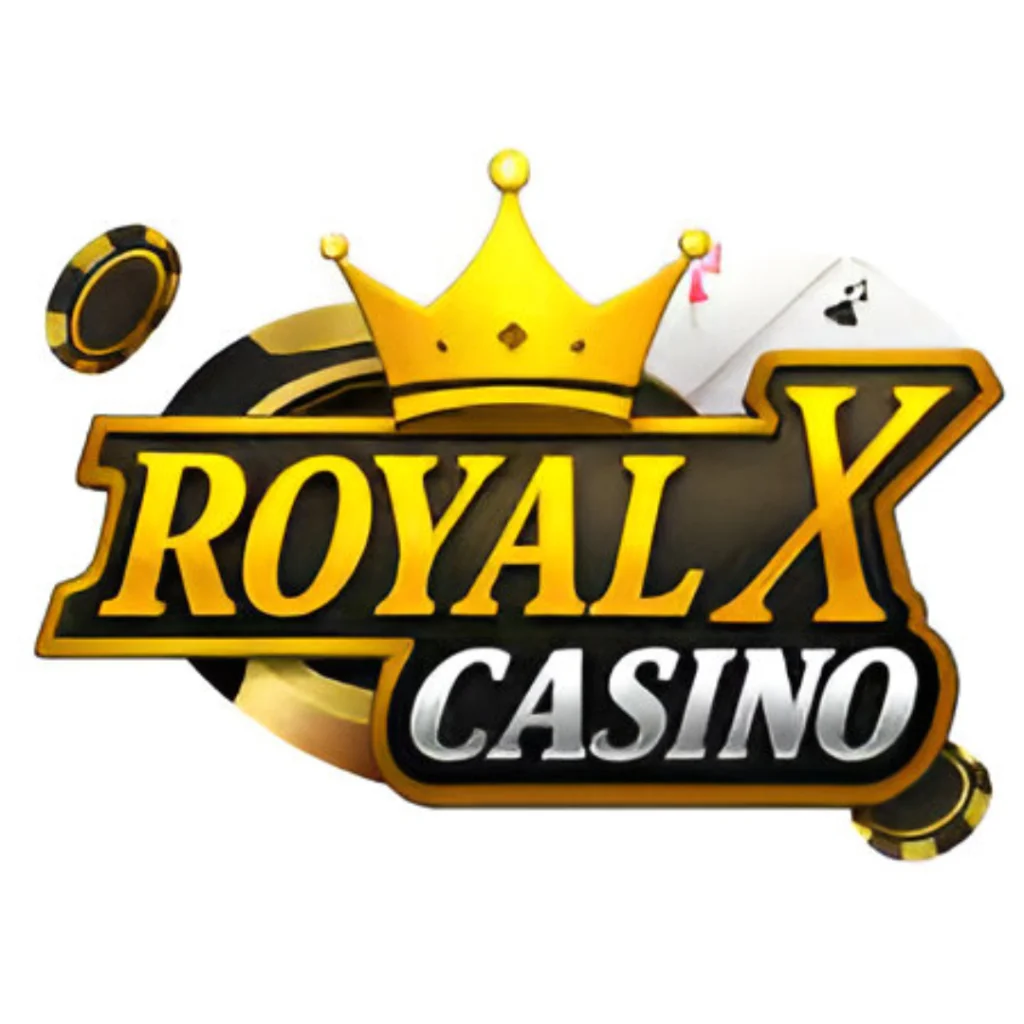 This Image Show logo of royal x casino game 2026